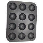 Baking tray, 12 muffins, shell type